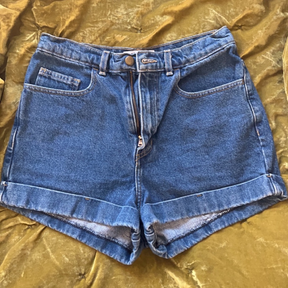American Apparel VINTAGE Mom Jean Shorts Size 28